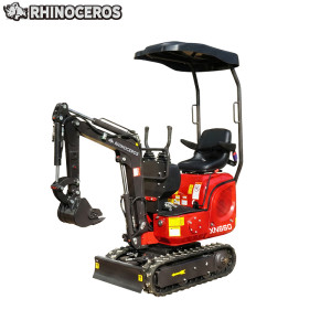 Máy xúc mini XN660 làm việc trong khu vực lối đi hẹp